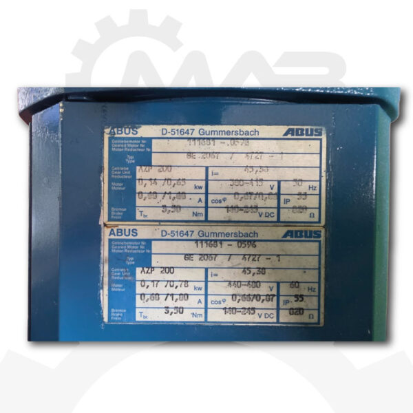 ABUS Kranfahrmotor AZP 200 – Bild 6