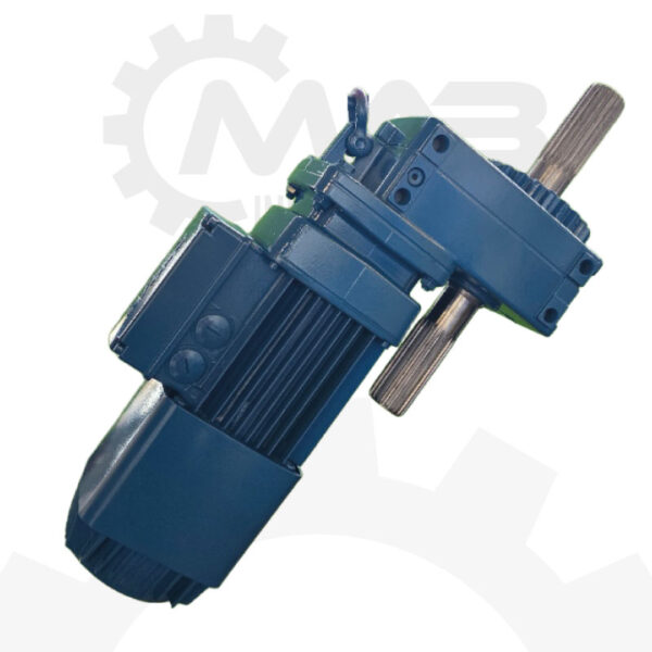 DEMAG Flachgetriebebremsmotor ZBA 80 B4 B007 mit DEMAG Getriebe AME30DD – Bild 2
