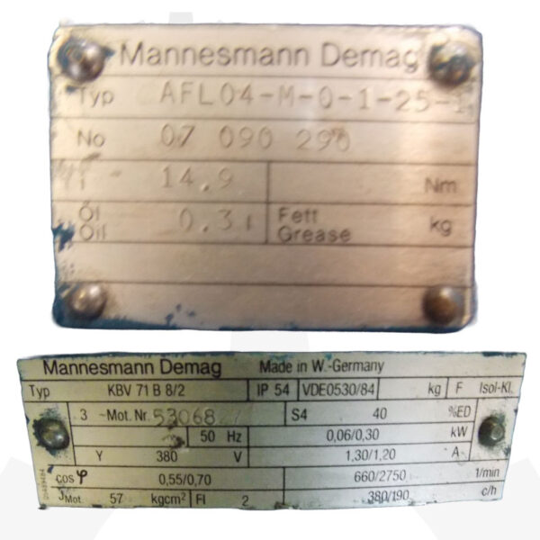 DEMAG Motor KBV 71 B 8/2 – Bild 2