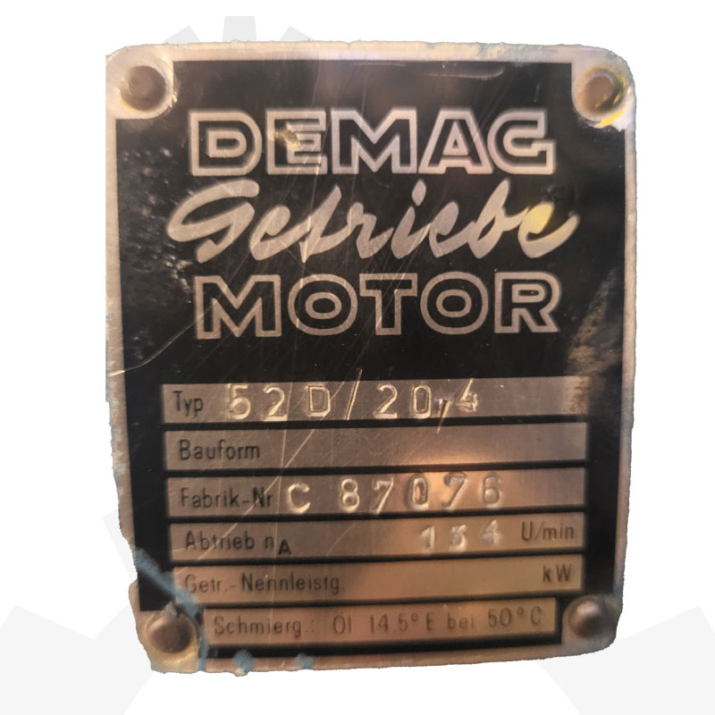 DEMAG Getriebemotor Typ 52D / 20,4 – Bild 4