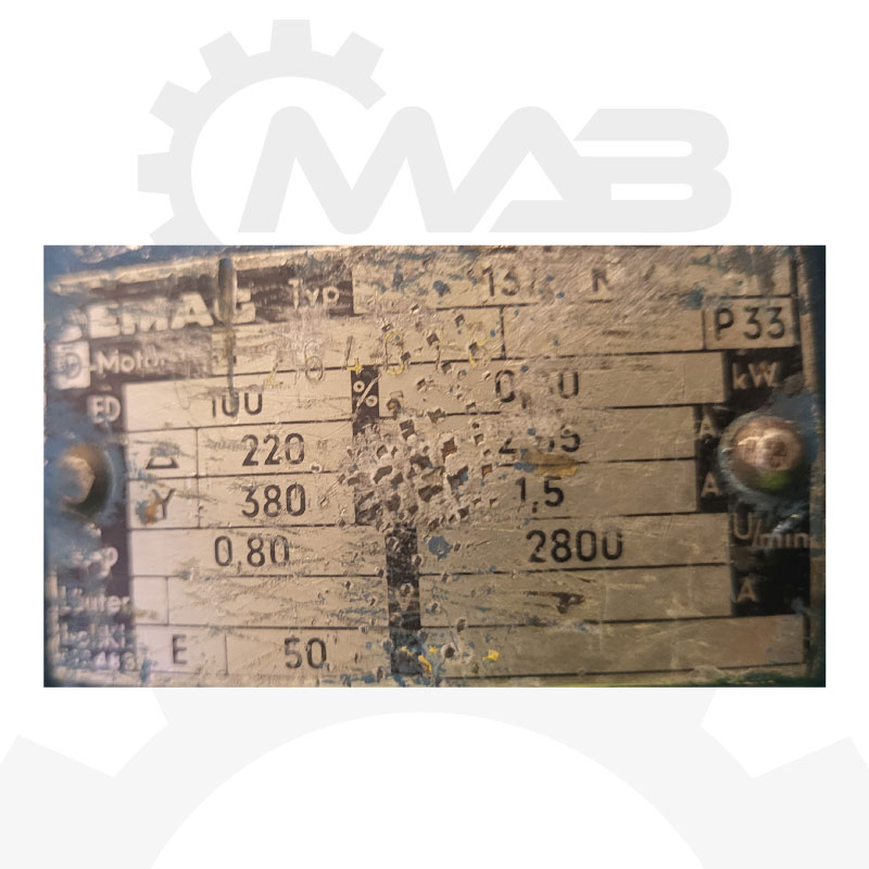 DEMAG Getriebemotor Typ 52D / 20,4 – Bild 5