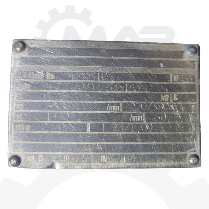 BAUER Getriebemotor G072-10/DK 64-163 L – Bild 6