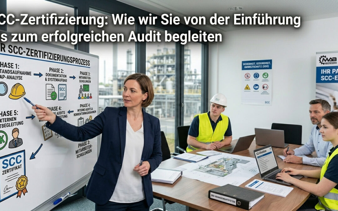 SCC-Zertifizierung: Wie wir Sie von der Einführung bis zum erfolgreichen Audit begleiten